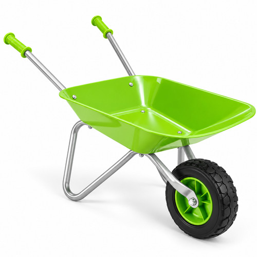 Kids metal wheelbarrow - wheelbarrow, garden