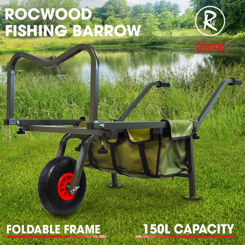 Fishing trolley single wheel - fishing,